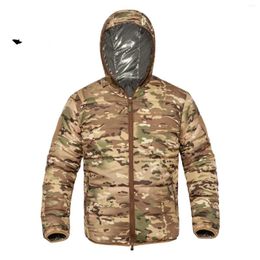 Men's Jackets High Quality Tactical Camouflage Winter Warm Cotton-padded Jacket For Men Outdoor Climbing