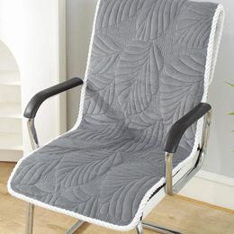 Chair Covers Household Cushion Plush Integrated Anti Slip And Warm Dining Office Seat With Backrest