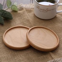 Table Mats Cup Pad Wooden Heat Resistant Insulation Pats Natural Parts 1 X Decoration PC