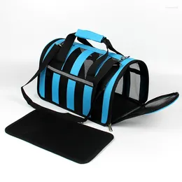 Cat Carriers Pet Bags Out Portable Outside Handbag Summer Breathing Dog Backpack Travel Cats Cage Breathable Puppy Bag
