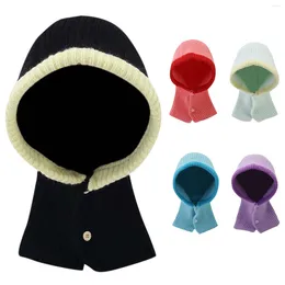 Berets Slicker Cap Women's Autumn And Winter Neck Hat Scarf Yixiu Pullover Fashionable Warm Men Cotton