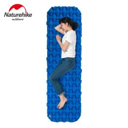 Mat Naturehike Bamboo Piece Air Cushion Inflatable Sleeping Pad With Air Bag Mattress Outdoor Camping Ultralight Tent MoistureProof