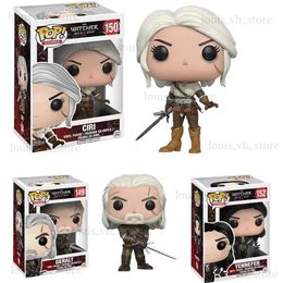 Action Toy Figures The Witcher 3 - Wild Hunt #149 CIRI 150# Geralt 152# TRISS Action Figure Vinyl Toys T240325