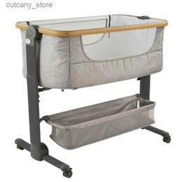 Baby Cribs Cribaby Crib Folding Crib Baby Crib Bassnet Baby Carrying Crib O/ODM Tube 2023 Purocot Bed High Quality Baby Metal L240320