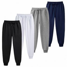 men's Flece Casual Sweatpants Spring Autumn Loose Breathable Sportswear Pants Male Elastic Drawstring Lg Pants Sports Trousers 84ah#