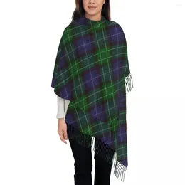 Scarves Warm Soft Scarf Winter Tartan Pattern Shawl Wraps Plaid Designer Bandana Lady Casual Head