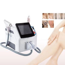 Portable 2 in 1 q switch IPL hair removal and Nd Yag laser pigmentation tattoo removal machine for women and men