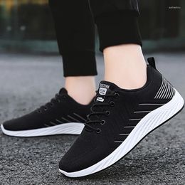 Casual Shoes 2024 Men Breathable Sneakers Spring Summer Lace Up For Mesh Trend Style Zapatos De Hombre Male Driving