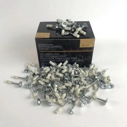 50/100/200PCS Nails Fits Manual Tufting Gun Steel Rivet Tool Concrete Wall Anchor Wire Slotting Nails Device Tool Parts 240313