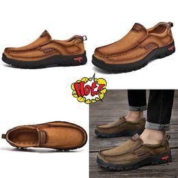 2024 Positiv Leather men's leather loafers men's casual leather shoes hiking shoes Casual GAI 38-51