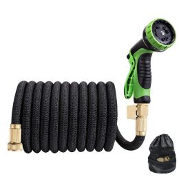 Reels Garden Hose 25ft 100ft Flexible Expandable Garden Watering Hose Lightweight Rubber Car Wash Hose Sprayer For The Garden