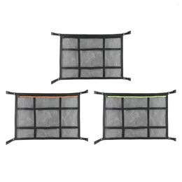Car Organiser Ceiling Cargo Net Pocket 21X31 For Long Road Trip Suv Truck Drop Delivery Automobiles Motorcycles Interior Accessories S Otea3