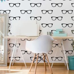 Stickers Hipster Sunglasses Removable Wall Stickers for Kids Room Nursery Home Decor Vinly Waterproof Decals Living Room Art K73