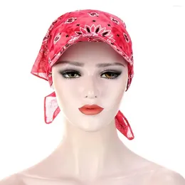 Wide Brim Hats Hedging Caps Cotton Hooded Scarf Turban Hat Muslim Headpiece Women's Hijabs Turbante Head Islamic