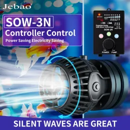 Pumps Jebao Jecod New SOW3N Series Wave Pump Aquarium Water Pump Philtre 12V 26W Fish Tank Ultra Quiet Operation Pump Fish Water Pump