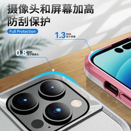 PC Plastic Marble Transparent Iphone Huawei Dust Supports Magnetic Car Mount Wireless Charging Compatible Case