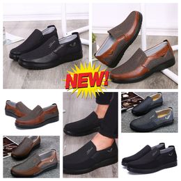 Casual shoes GAI Men Blacks Brown Shoe Point Toes partys banquets Business suits Men designers Minimalists Breathable Shoes sizes EUR 38-50