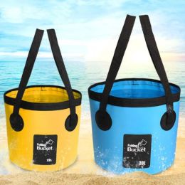 Accessories 12l 20l Waterproof Water Bags Fishing Folding Bucket Portable Bucket Water Container Storage Carrier Bag