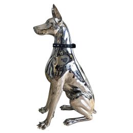 Sculptures Home Decor Sculpture Doberman Dog Small Size Art Animal Statues Figurine Room Home Decoration Accessories Living Room Decoration