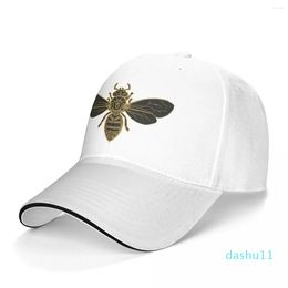 Ball Caps Bee Baseball Cap Mandala Bees Hippie Trucker Hat Man Funny