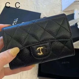 Wallet Design Card Bag Fashion Stores Have Sales Ladi Genuine Leather Caviar Lingge Internet Zero Wallet Id Drivers Licence Large Capacity