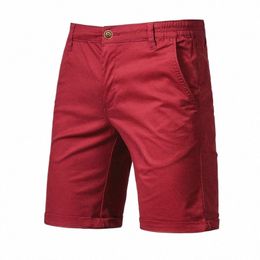 y2k Summer New 100% Cott Gym Shorts Mens Casual Busin Social Elastic Waist Cargo Shorts Bermuda Beach Shorts For Men Hommes 91JS#