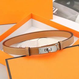 Cinto de grife feminino Ceinture Luxe All-match simples com saia vestido terno calças dobradas cinto para mulheres cinto 2,0 cm fivela de travamento cintos apertados