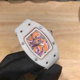 Luxury Designer Watch Men's and Women's Watches High Quality Watch 40mm Rubber Strap Chronograph Wristwatch Richar m Watch Z6fu