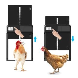 Accessories Automatic Chicken Coop Door Induction Electric Metal Intelligent Timing Automatic Opening&Closing Coop Door Farm Management Tool