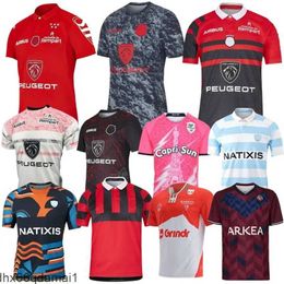 2022 2024 BIARRITZ Racing 92 rugby jersey Maillot 22 24 Stade Francais Paris Union Toulouser Bordeaux Begles home away Perpignan Ernest Wallon Warm Up shirt siz S-5XL