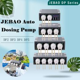 Pumps Jebao DP2 DP3 DP4 DP5 Auto Dosing Pump Peristaltic Multi Head Automatic Precision Reef Marine Aquarium Coral Fish Tank Machine