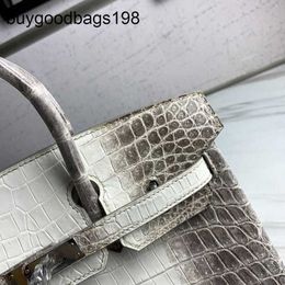 Himalayans Handbags Genuine Leather Women Crocodile Skin 25 Higend Handmade Handheld Womens Nile Large Capacity Classical l