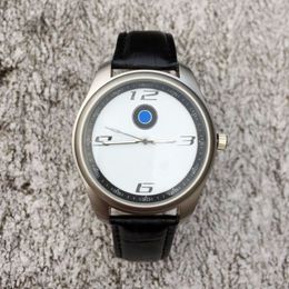 Fashion Car brand style Men's boy leather strap quartz wrist watch watches BM 02260t