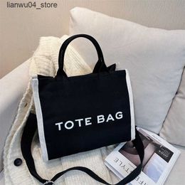 Evening Bags Top Quality TOTE BAG Designer Totes Women bags handbags Nylon Canvas Leather outfit Crossbody Shopping Bag Large Q240225