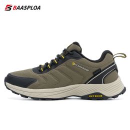 Boots Baasploa 2022 New Man's Hiking Shoes Nonslip Comfortable Outdoor Sneaker for Men Keep Warm Waterproof Male Walking Shoes