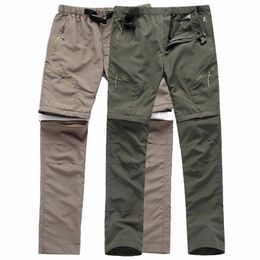 casual Sports Pants Summer Quick Dry Outdoor Hiking Fishing Runing Capming Lg Trouser Can Remove To Shorts Beach Trip Pants l5l3#