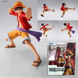 Action Toy Figures 15cm integrated Shf character monkey D Luffy action character PVC series animation Ghost Island Battle Luffy model toyC24325