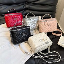 42% OFF Designer bag 2024 Handbags Box Lingge Chain Small Square Small Fragrant Wind Handheld Western Style Womens