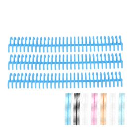 Albums 10 Pcs Loose Leaf Binding Spine 30 Holes 22mm Inner Diameter Wear Resistant Plastic Binding Rings Paper Binding Comb Tool