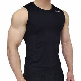 gym Mens Summer Compri Tights Quick Dry Tank Top Bodybuilding Fitn Sleevel T Shirt Workout Male Sportswear Vests 33YF#