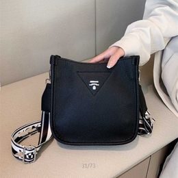 38% OFF Designer bag 2024 Handbags Family Large Embroidered Printed Ribbon Shoulder Strap Envelope Lychee Pattern Cowhide Single Shoulder Womens