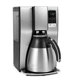 Mr. Coffee 10 Cups Hot Programmable Coffee Hine, Stainless Steel