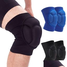 Ski Poles 1 Pair Sports Thickening Knee Pads Volleyball Extreme Kneepad Brace Support Dancing Anti Collision Elastic Protector Drop De Othob