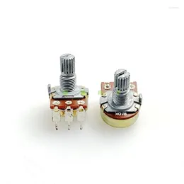 Smart Home Control 2 Piece 16 Type B10K Mono Vertical Volume Adjust Potentiometer Flower Shaft 15mm 3-Pin