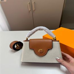 24SS Women's Luxury Designer Limited New Capucines Handbag Women's Handbag Shoulder Bag Makeup Bag Purse Classic Big Logo Des Xrhk