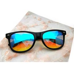 Samjune Kaleidoscope Glasses Rave Festival Party EDM Sunglasses Diffracted Lens luxury sunglasses lunette de soleil femme lentes6708381