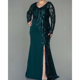 Aso ebi Arabic Oct Satin Mermaid Frome Fromes Sequined кружевные вечерние выпускное выпускное вечера