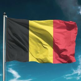 Accessories Belgium Flag National Hold Banner Flying Polyester Outdoors Decor Garden Decoration Wall Backdrop State Cheer Support Glad QA