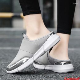 Walking Shoes Summer Slip On Sports Women Casual Ladies Breathable Sneakers Big Size 35-42 Fashion Outdoor Sweat-absorb