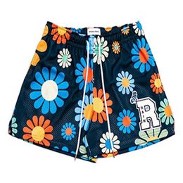 Men's Shorts 2023New summer mens shorts men and womens fashion beach shorts mesh quick-drying quarter pants sports shorts men casual shorts J240325